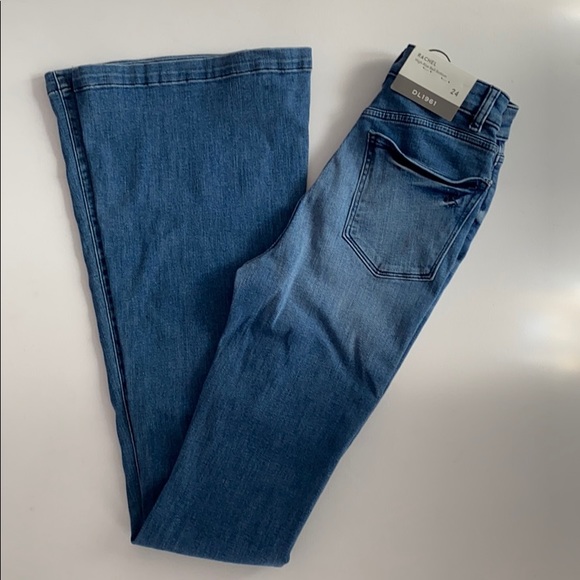 DL1961 Rachel High Rise Bell Bottom Elmhust Jeans - Picture 9 of 9
